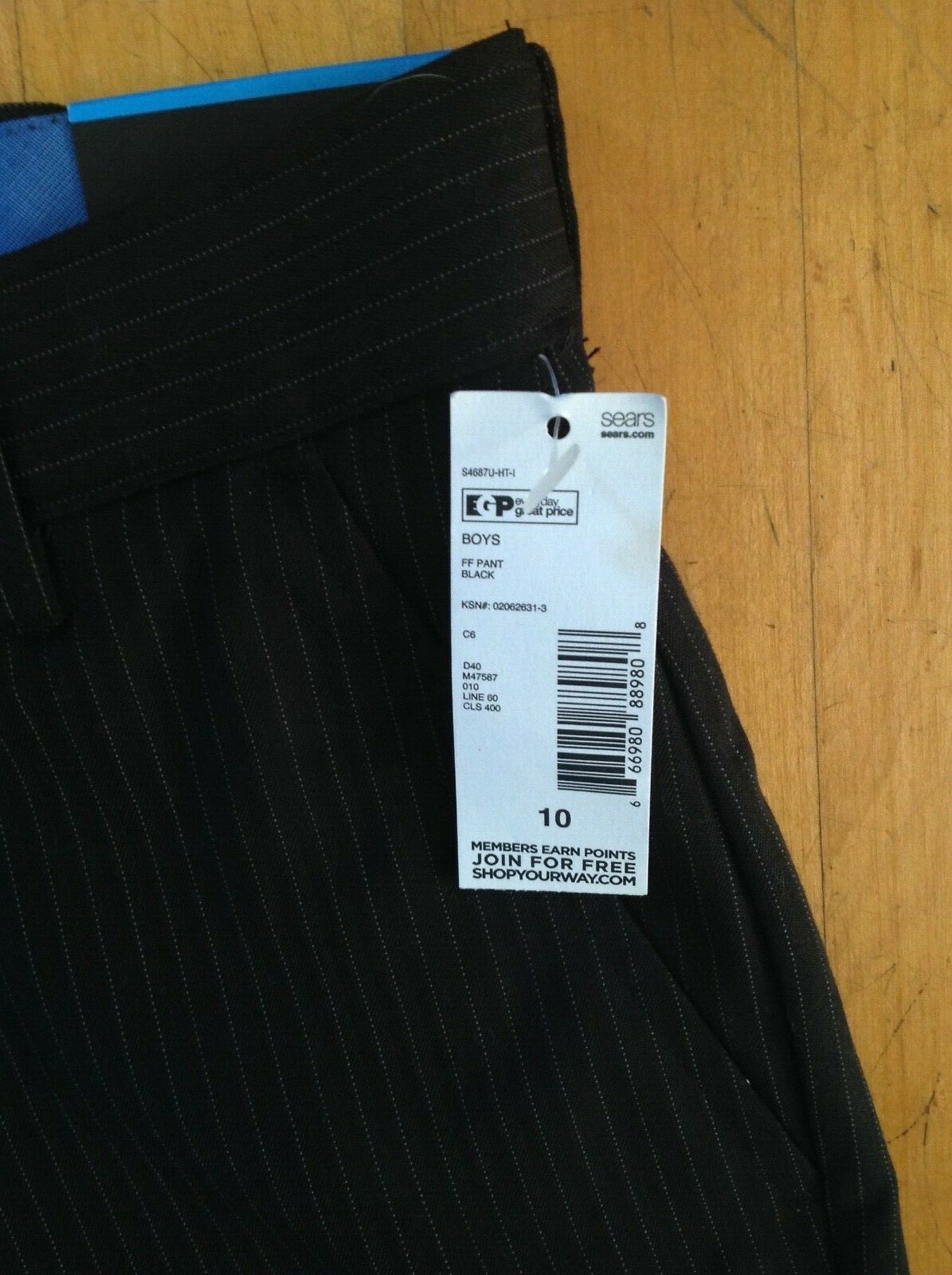 Dockers Boys Pinstripe Dress Pants/ Slacks Size 10 Regular New eBay