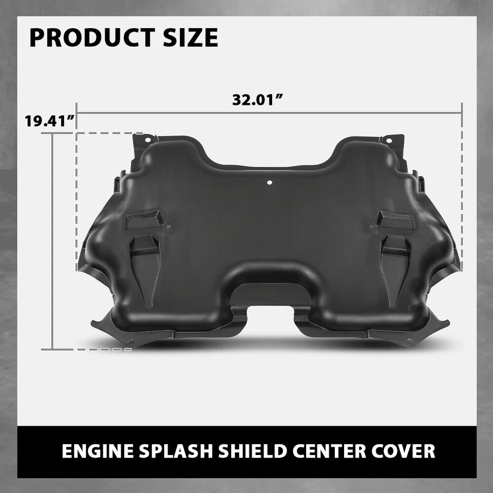 Protector contra salpicaduras del motor delantero apto para Mercedes-Benz E320 E350 2003-2009 2115242430 Foto 4 de 4