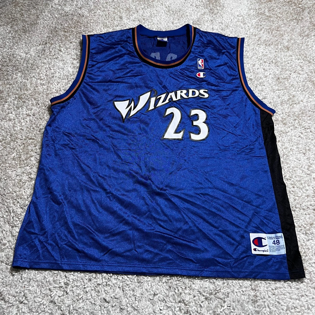 Vintage Michael Jordan #23 Washington Wizards Champion Blue Jersey