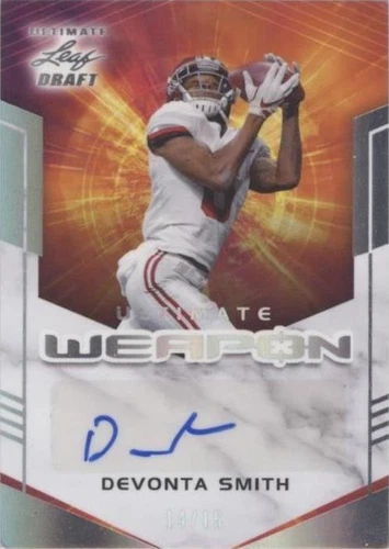 2021 Leaf Ultimate Draft DeVonta Smith #UW-DS2
