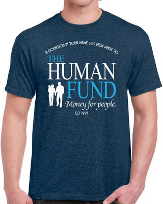 456 The Human Fund Mens T-shirt funny 
