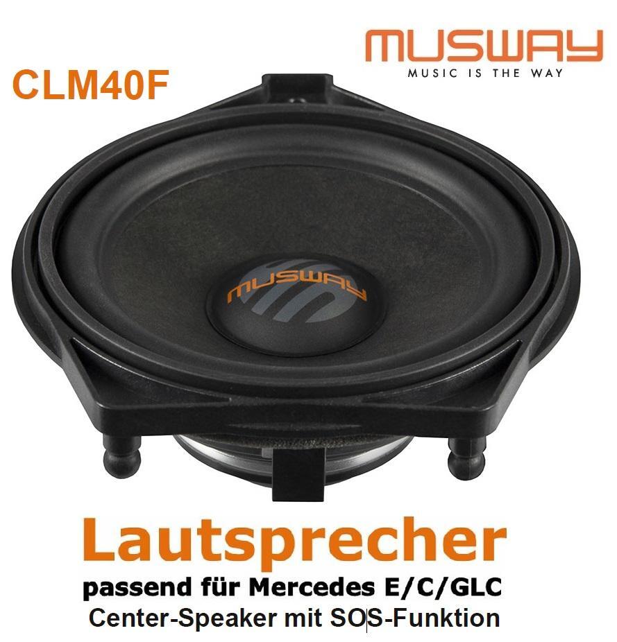 Musway CSM42X Lautsprecher – 10 Cm 2-Wege Koaxial-Lautsprecher Für Mercedes C, GLC, E Klasse (Plug & Play)