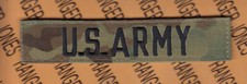 US Army Name tape OCP w/ HOOK 5" cloth patch