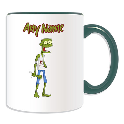 Personalisiertes Geschenk Zombie mit gebrochenem Arm Becher Spardose Tasse Walking Dead Teufel
