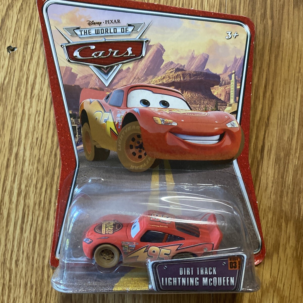 Disney Pixar Dirt Track Lightning McQueen Mattel Diecast Cars