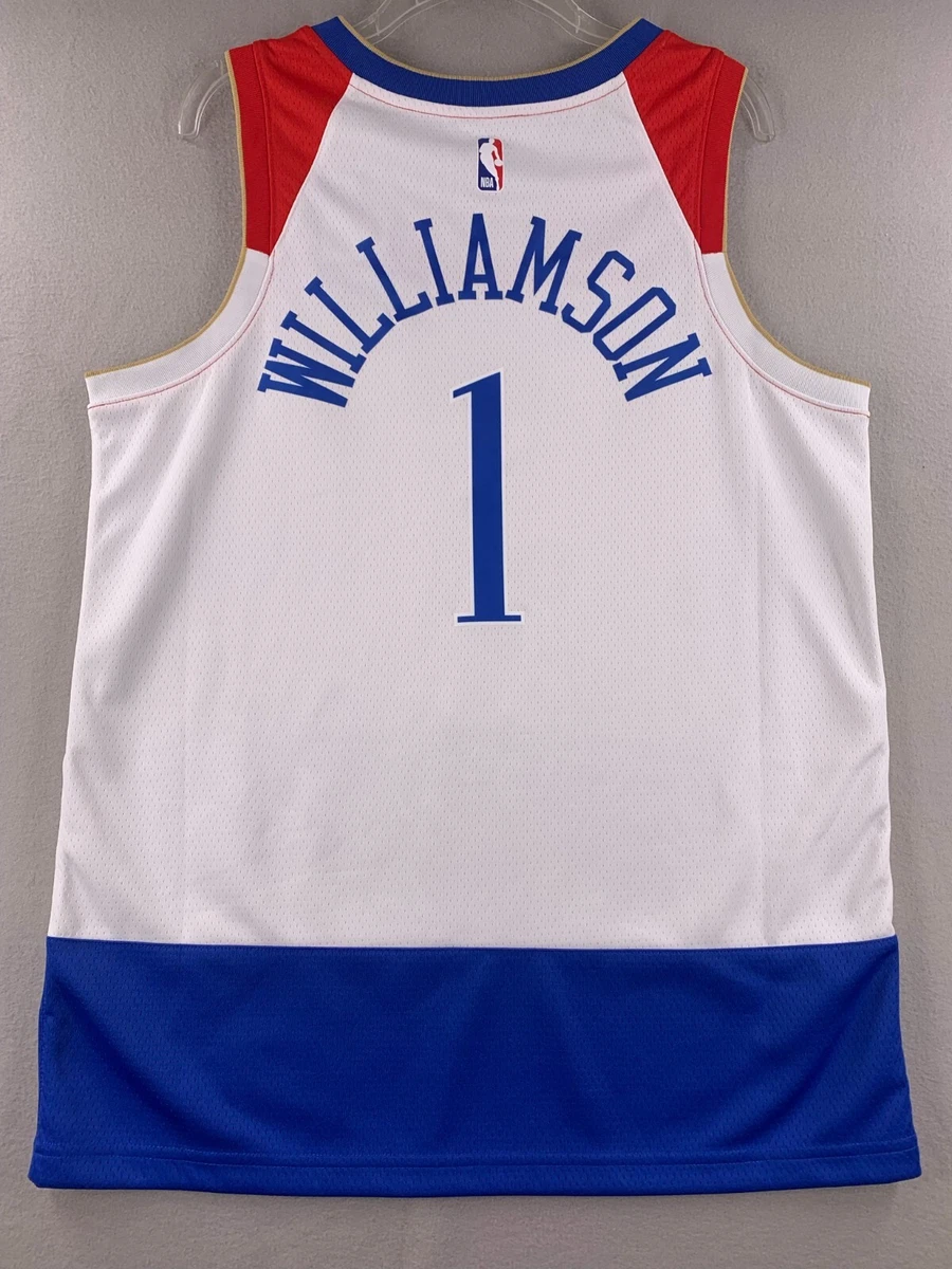 Nike Men's New Orleans Pelicans 2020/21 Swingman Jersey Association Edition - Zion Williamson - White