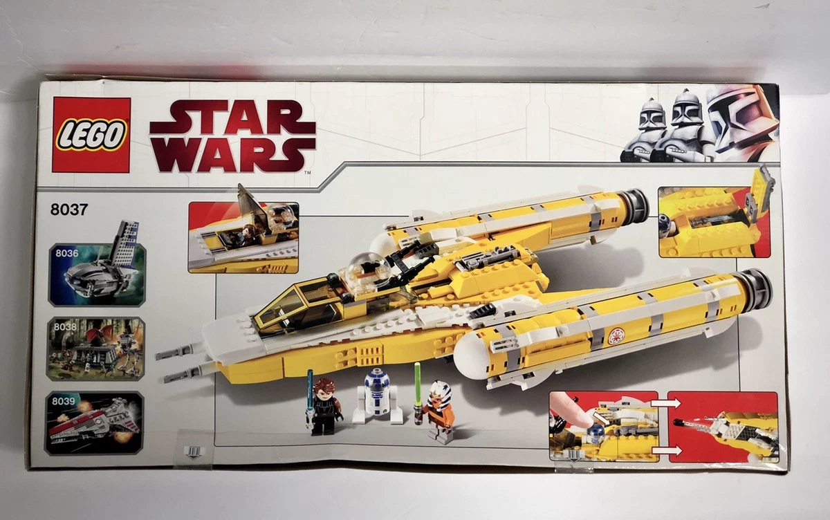 New LEGO Star Wars 8037 Anakin s Y Wing Starfighter 570 Piece Set