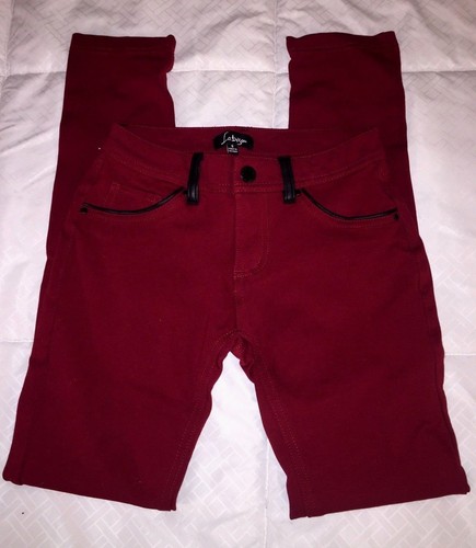 Labijou Stretch Jeggings/Pants Red w 