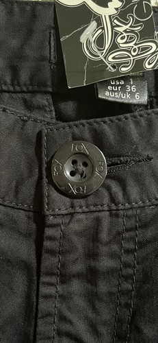 Fox Girls In Crowd Bermuda Black Shorts Sizes 1, 3, 7, 9 - Picture 3 of 11