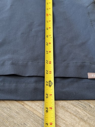 Lot 2 Figs Dark Harbor Jundah Womens Scrub Top Navy Blue Maroon XSmall W21SW1005 - Picture 5 of 14