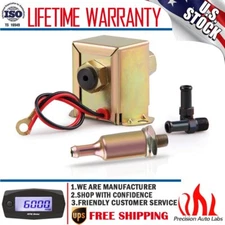 Universal Electric Fuel Pump 12V Low Pressure 2-4 PSI Petrol Diesel Facet Style