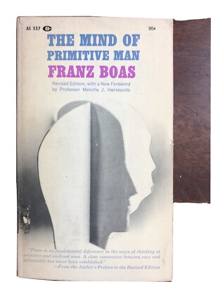 The Mind of Primitive Man by Franz Boas  1963 Collier Paperback First Edition