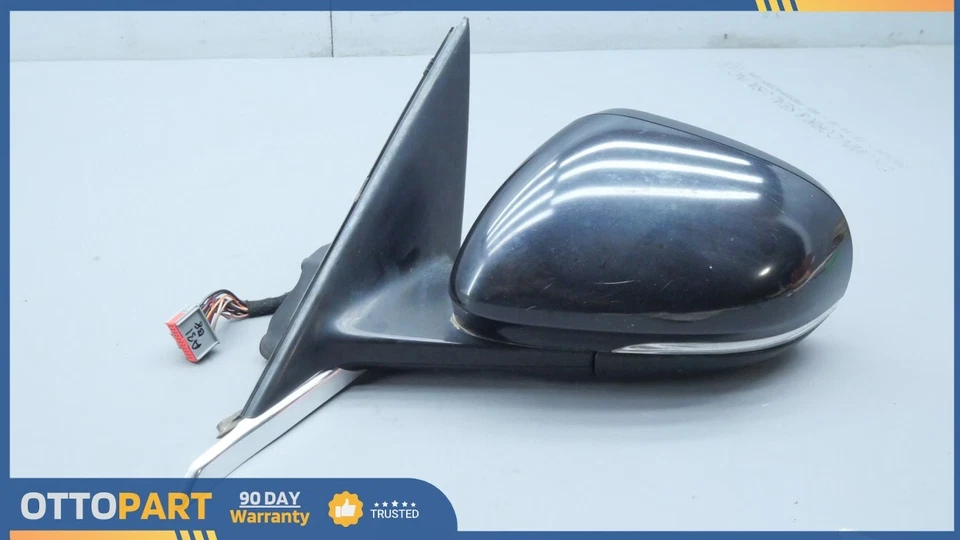 Espejo retrovisor eléctrico con vista lateral izquierdo Jaguar XF XFR XFR-S 2011-2015 negro OEM Foto 4 de 4