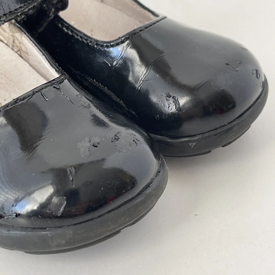 Zapatos para niños pequeños talla 5 20 Primigi Vera Pelle charol negro DEFECTUOSOS Foto 2 de 4