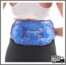 NEWGO Ice Pack for Back Pain Relief, Hot or Cold Ice Packs for Lower Back Injuri