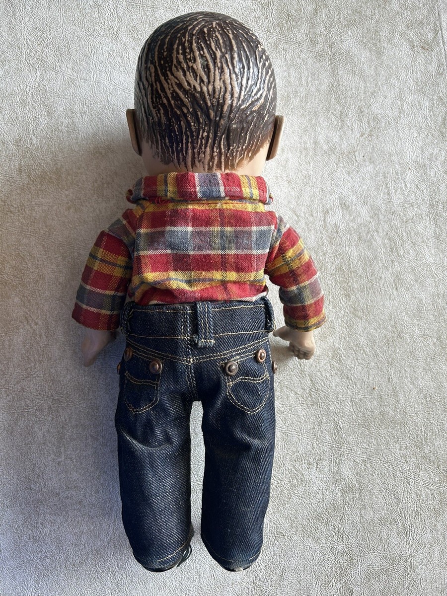 その他 1950s BUDDY LEE, HICKORY OVER ALL Vintage ORIGINAL Buddy Lee L Doll REALLY NICE 1-owner bib