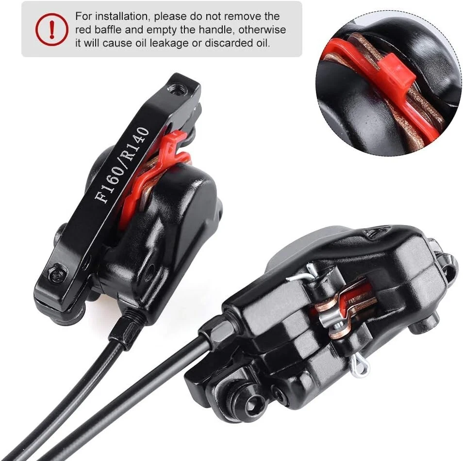 Hydraulic Brake Set BAFANG BBS01/02/HD Mid Drive Conversion Kit 2-Pistons 3pin - Image 2 of 4