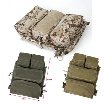 Sac à Dos Panneau Zippé Tactique TMC - Compatible Gilet CPC/AVS/JPC 2016-2023, Neuf