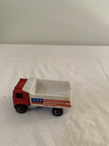Vtg 1973 Hot Wheels Redline American Tipper Red Dump Truck Car Mattel Hong Kong