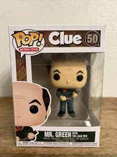 FUNKO POP CLUE MR.GREEN VINYL FIGURE Toy #50 (BRAND NEW)