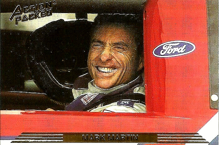 NASCAR Driver Mark Martin (#6) - LBC Trading Card #176 - FREE SHIPPING!