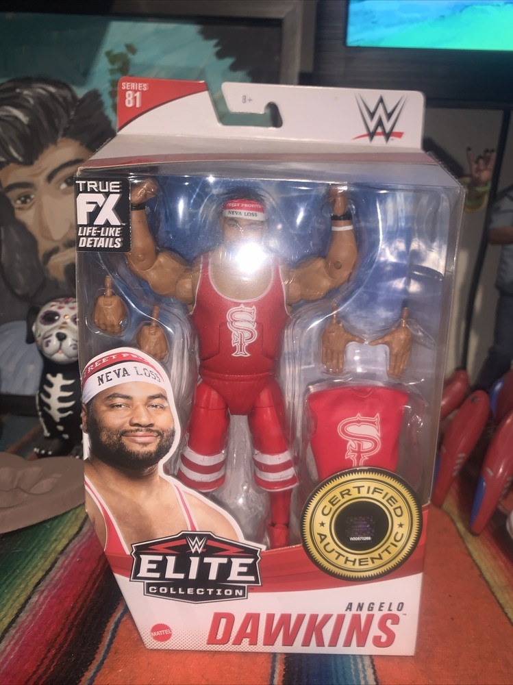 WWE Angelo Dawkins Elite Collection Series 81 Action Figure Wrestler Toy NEW