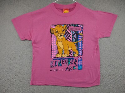 Vintage 90s Lion King Remember Who You Are Single Stitch Shirt