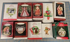 10 Hallmark Keepsake Various Mix of Christmas Tree Ornaments Decor - Lot Of Ten