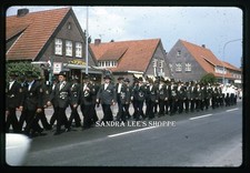 1968 Slide War Veterans People Walking Street Scene Parade Germany #2213