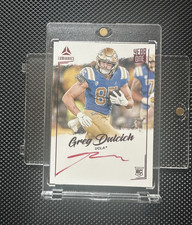 2022 Luminance Greg Dulcich Year One RED Auto #YSR-GDU Rookie On Card Auto SP. rookie card picture