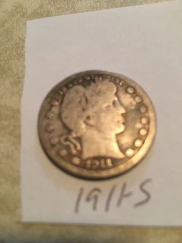 1911 s barber quarter vg