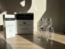 Dartington Crystal Wine Glasses And Stemless Wine Tumblers