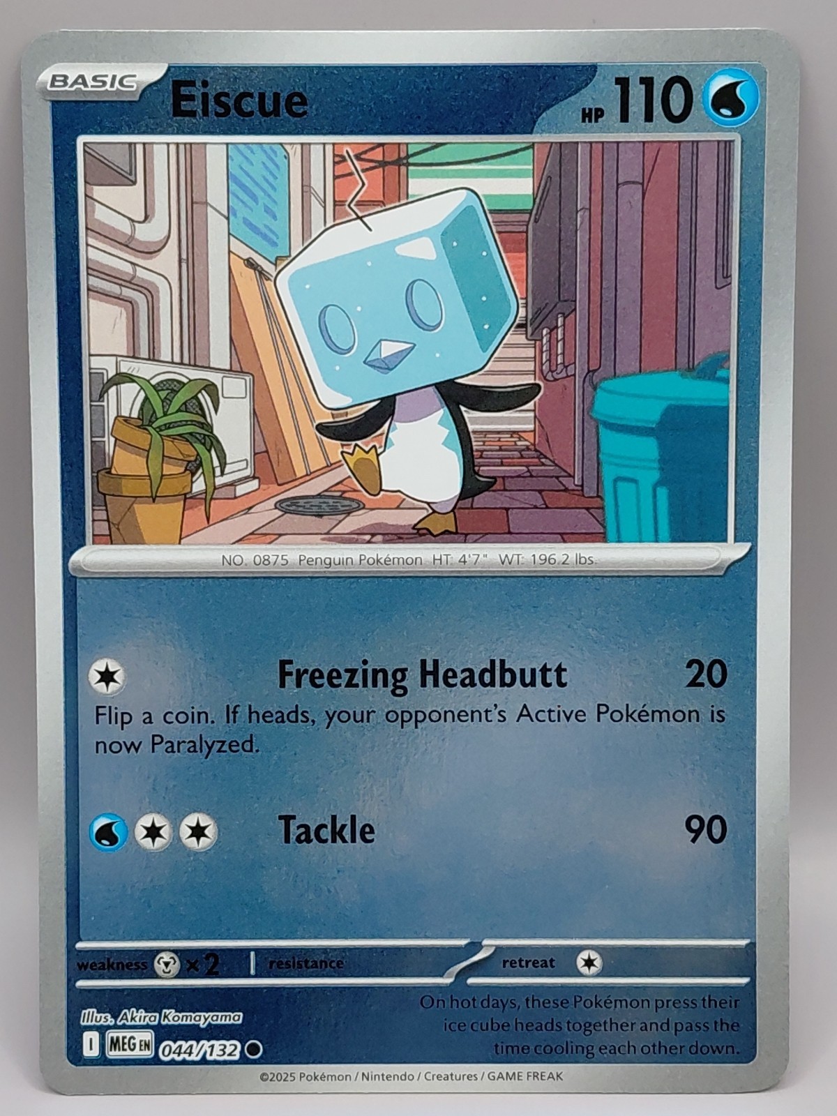 Eiscue 044/132 Me01: Mega Evolution Reverse Holo - Pokemon TCG NM