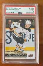 2018-19 Upper Deck Canvas Rasmus Dahlin Young Guns C239 RC MINT PSA 9