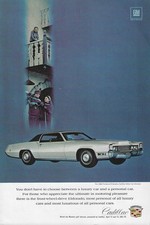 1969 Cadillac Ad Fleetwood Eldorado Magazine Advertisement Patina Silver Poly 69
