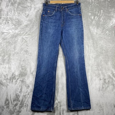 Levi’s 80s 517 boots cut made in USA Vintage 80s Levis 517 Jeans Mens 29x31 Blue Bootcut Orange Tab