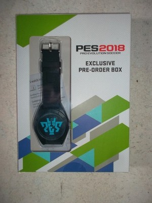 EXCLUSIVE PRE-ORDER BOX PES 2018 Pro Evolution Soccer Uhr Armbanduhr unisex NEU