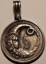 GREECE,GREEK ILIAS LALAOUNIS STERLING SILVER JEWELRY- GOOD LUCK CHARM  1991 !!!!
