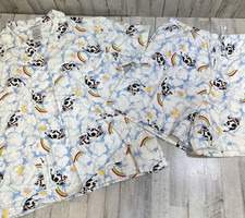 Jammies esleep & Co Mujer Talla XL, 2 Piezas Vacas Abotonadas Mangas Cortas y Cortas