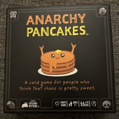 New Anarchy Pancakes Card Game by Exploding Kittens Chaos Party Game Sealed