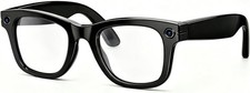 AI Camera Smart Glasses 4K Video Bluetooth Photochromic Lenses 32GB Black