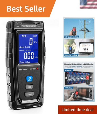 #ad EMF Meter Detects Electric and Magnetic Fields Handheld Digital EMF Detecto... $67.95