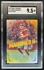 2024 Panini Luminance Patrick Mahomes II Gold #/299 Chiefs SGC 9.5