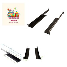 Adjustable Rack Mount Server Shelf Shelves Rail Rails 1U