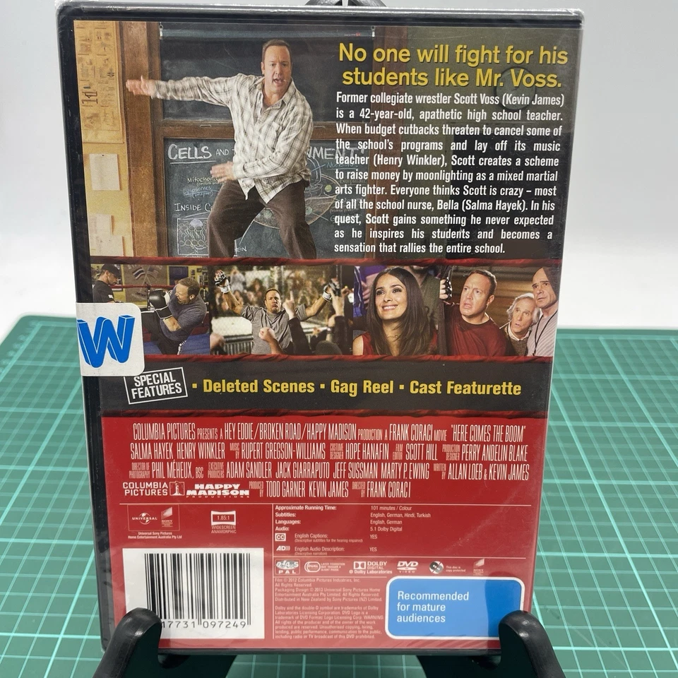 DVD Here Comes the Boom Kevin James Worlds Best Teacher R4 Brand New & Sealed - Image 3 of 4