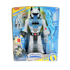 Imaginext Batman Insider Exo Traje Robot DC Súper Amigos Sonidos Planeador Disparar Juguete