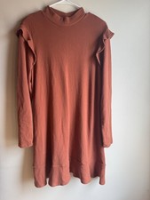 LC Lauren Conrad Terracotta Knit Sweater Dress Size Large
