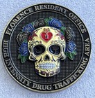 DEA Florence Resident Office HIDTA South Carolina Federal Police Drug Skull Coin — photo 1