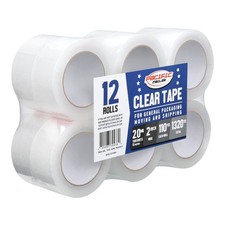 Clear Packing Tape, Packaging Tape for Shipping Packaging Moving Sealing 2 In...