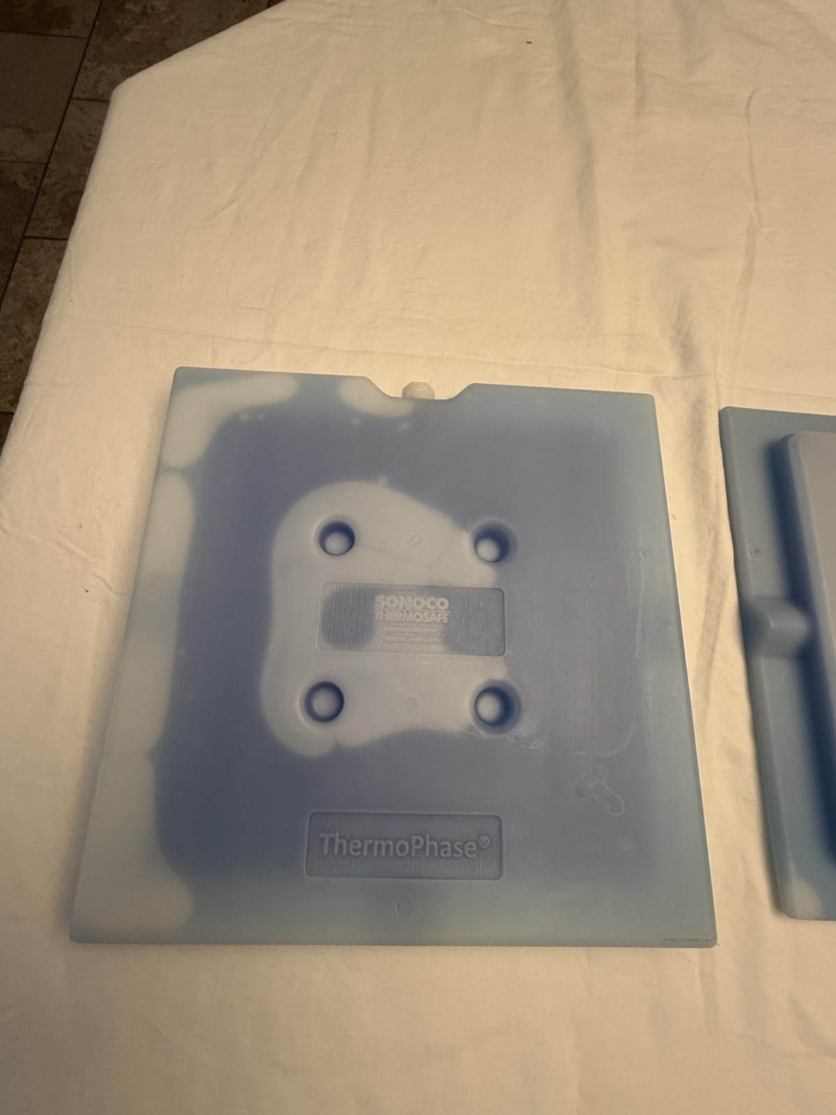 Sonoco Thermosafe Reusable Ice Pack Brick pad cooler Freezer set of 2